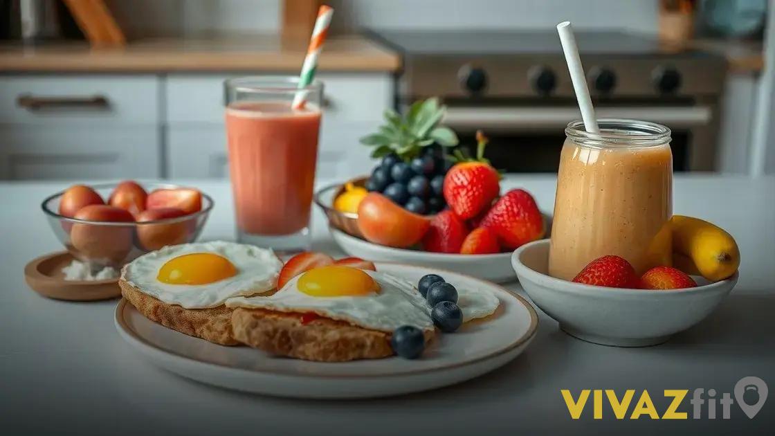 You are currently viewing Alimentação ideal para quem treina de manhã: dicas práticas para energia