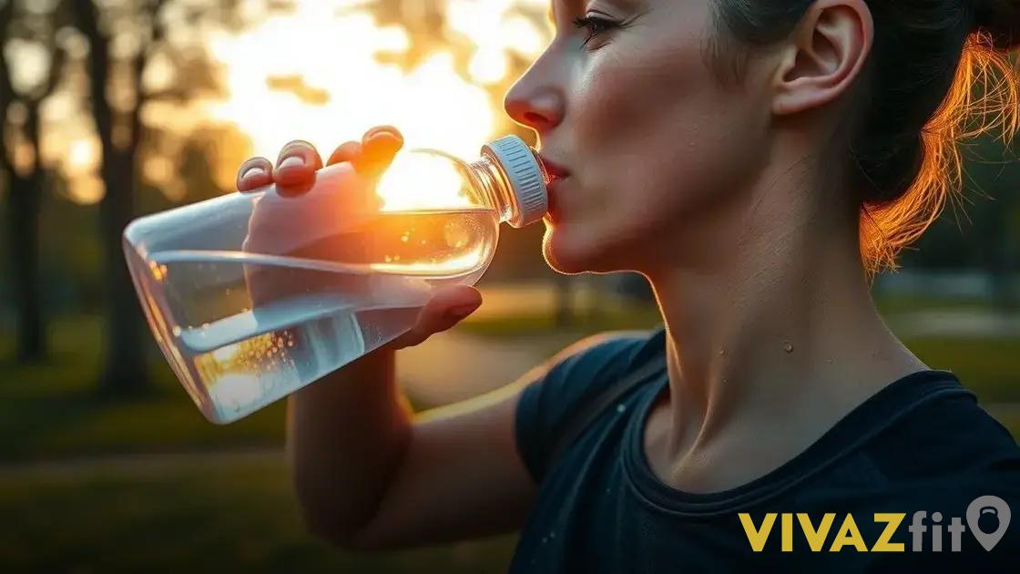 Hidratação: o que considerar antes de se exercitar
