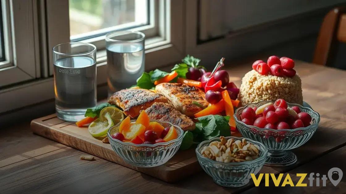 A importância da alimentação na recuperação