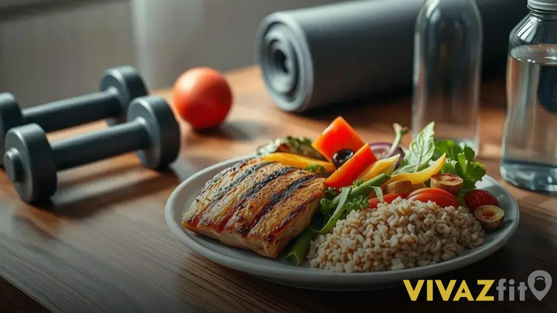 a importância da alimentação alinhada ao treino abdominal