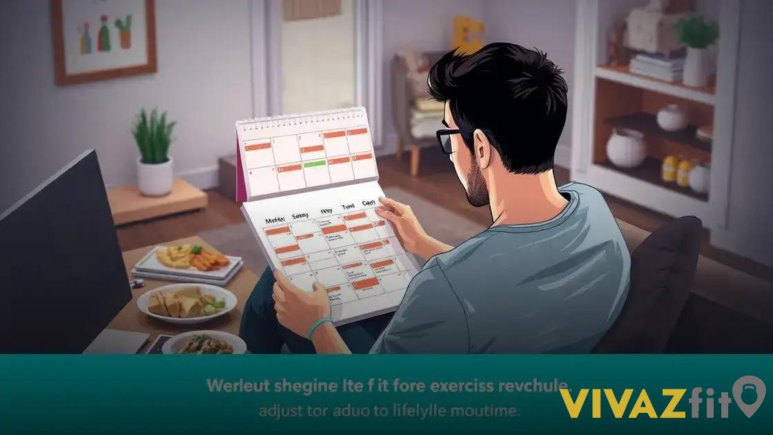 Como ajustar o horário de treino para seu estilo de vida e rotina