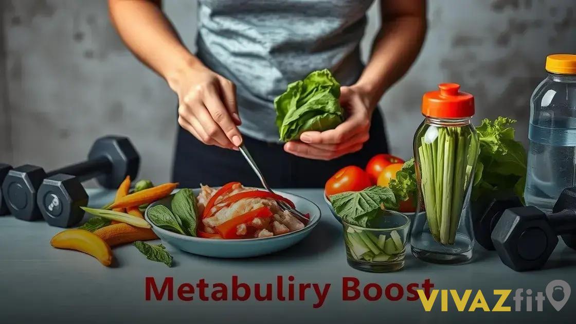 dicas para combinar exercícios e alimentação para acelerar o metabolismo