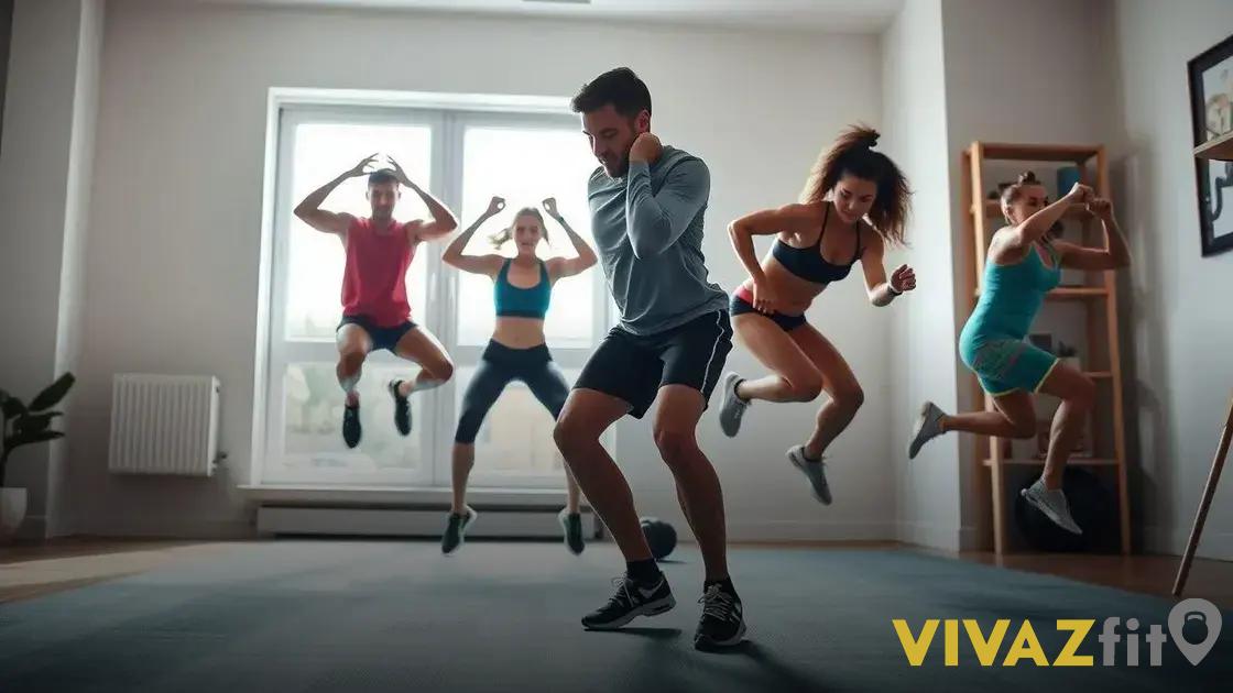 Exemplos de exercícios HIIT sem equipamentos