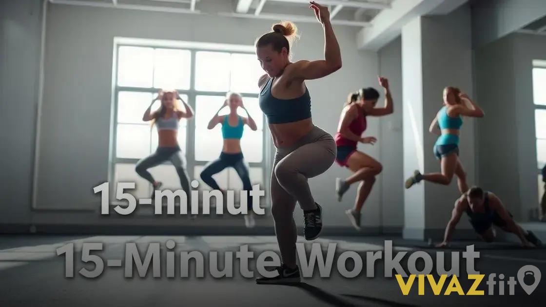 exercícios essenciais para um treino de 15 minutos
