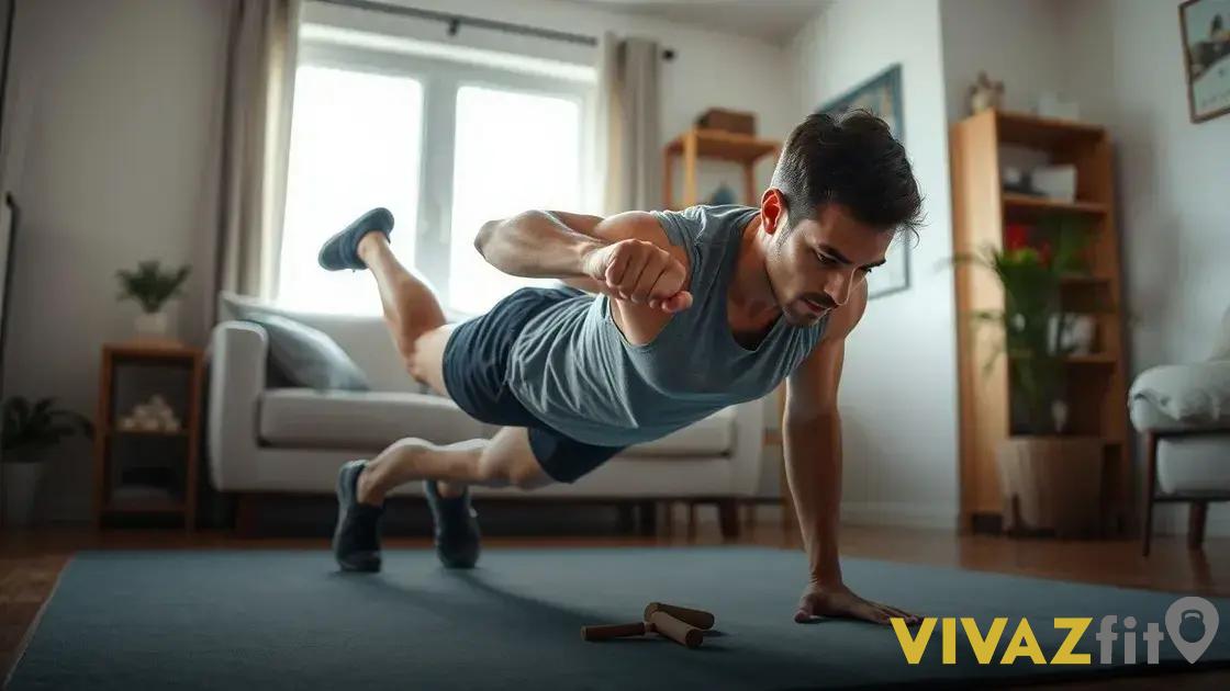 Exercícios para ganhar massa sem ir à academia: métodos simples e eficazes