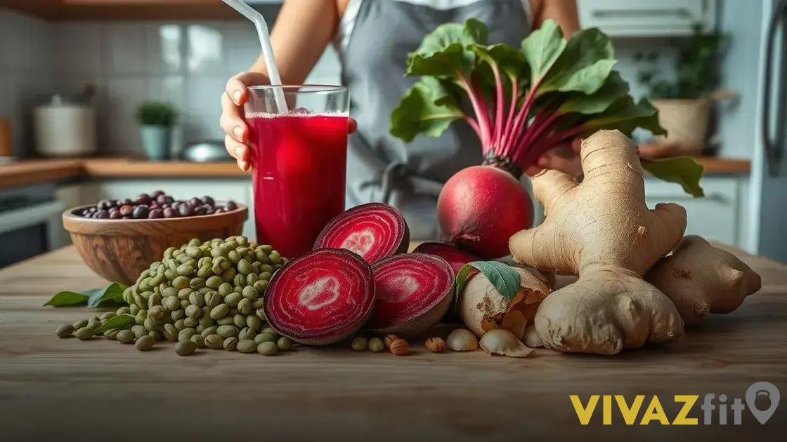 Ingredientes naturais que ajudam na disposição
