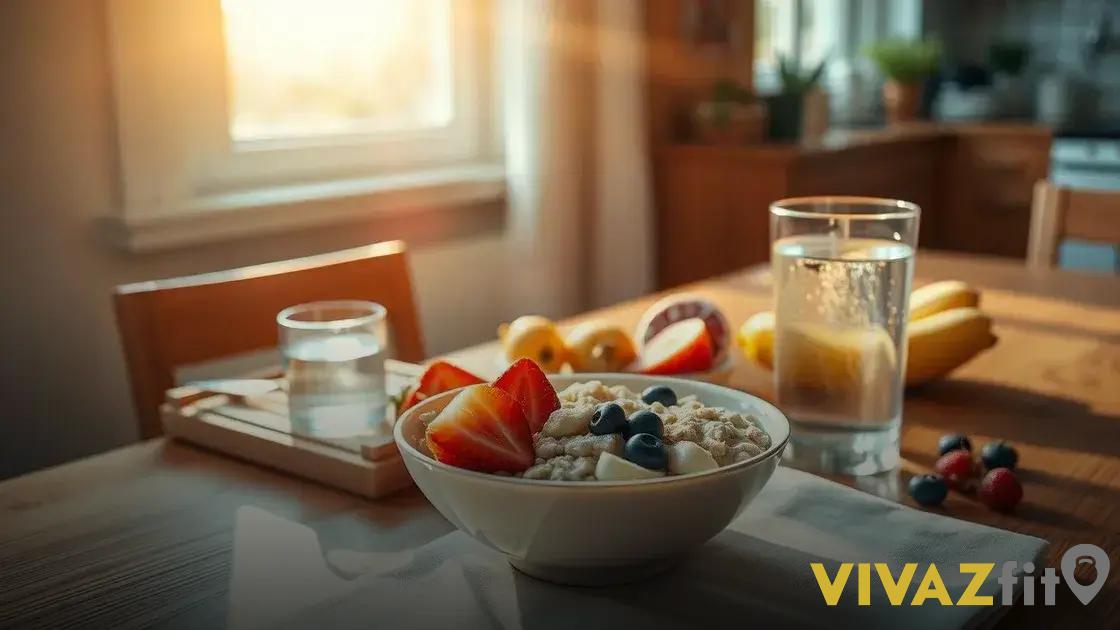 You are currently viewing O que comer antes de treinar de manhã para aproveitar melhor o seu treino