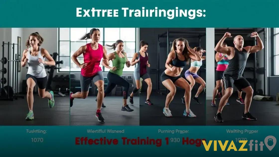 os tipos de treino e suas durações mais eficazes