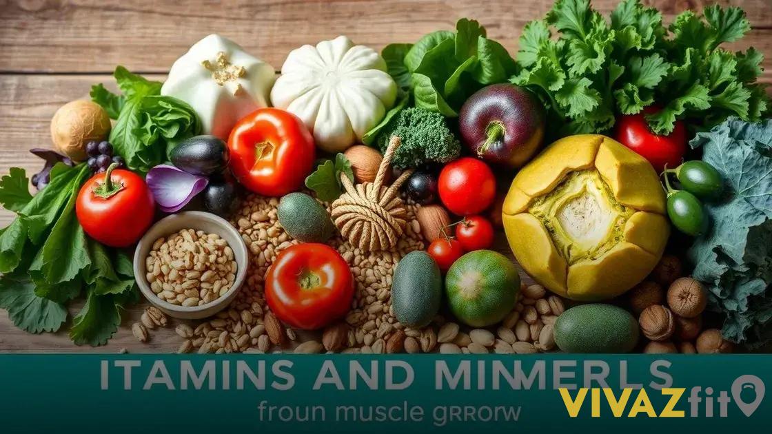 Vitaminas e minerais aliados da hipertrofia