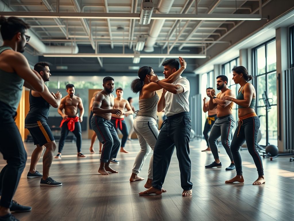 O que é Aula de capoeira