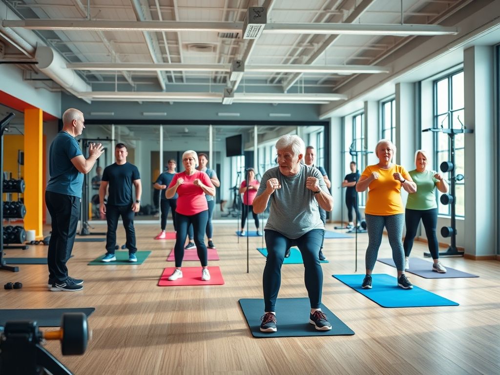 O que é Exercícios para idosos